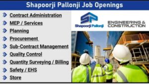 Shapoorji Pallonji Global Hiring 2025 – Build Your Career with a World-Leading Construction Company