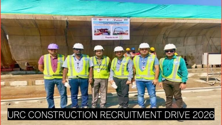 URC Construction Recruitment Drive 2026 | Walk-In for Engineers & Foremen – Data Center Projects