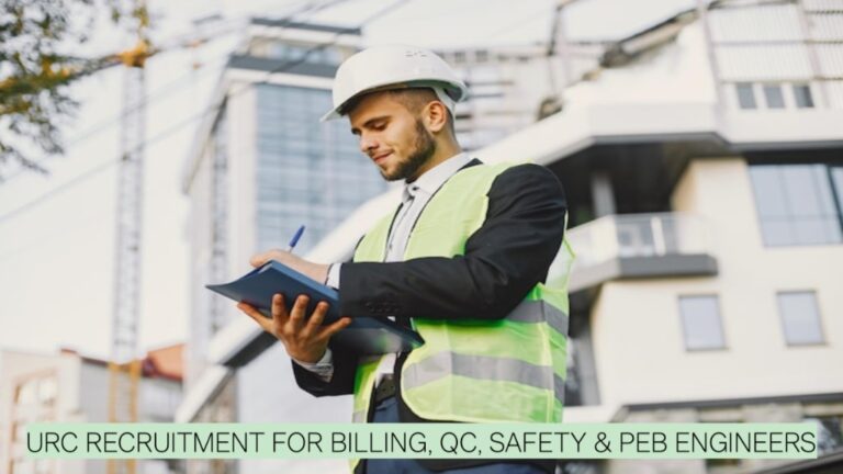 Latest Construction Jobs in Navi Mumbai 2026 | URC Recruitment for Billing, QC, Safety & PEB Engineers