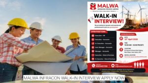 Infrastructure Jobs 2026 in Indore | Malwa Infracon Walk-In Interview Apply Now