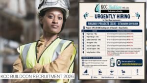 KCC Buildcon Recruitment 2026: Apply for Railway Project Jobs in Sitamarhi–Raxaul (ECR)