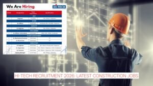 Hi-Tech Recruitment 2026: Latest Construction Jobs in Ahmedabad for Experienced Professionals