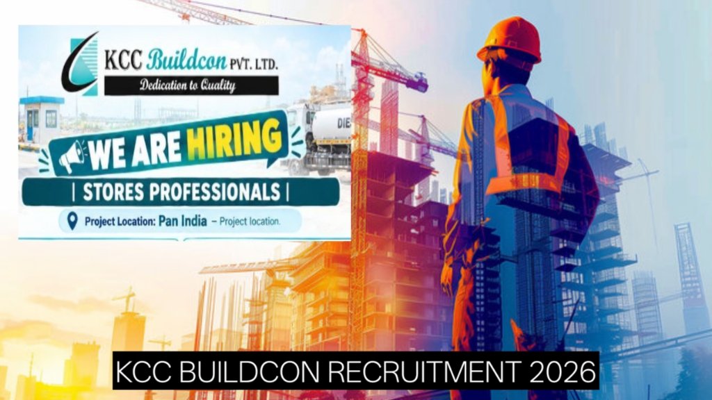 KCC Buildcon Recruitment 2026: 40 Weigh Bridge Operator & Diesel Bowser Supervisor Jobs