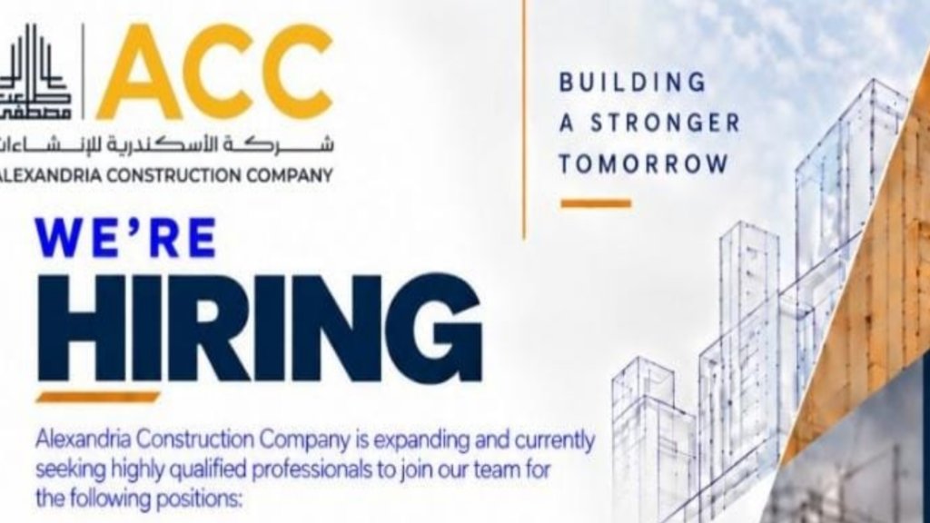 Alexandria Construction Company Recruitment 2026: Civil Engineer Jobs in Cost Estimation & Control