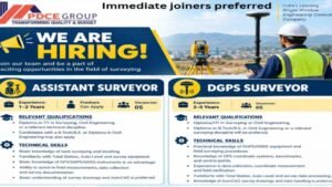 PDCE Group Recruitment 2026: 10 Assistant Surveyor & DGPS Surveyor Jobs in Tamil Nadu and Karnataka | Freshers Can Apply